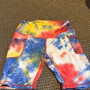 Colorful Tie-Dye Shorts